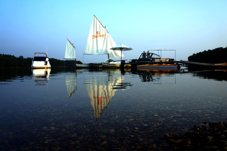Picturesque scene at Dai Lai Lake